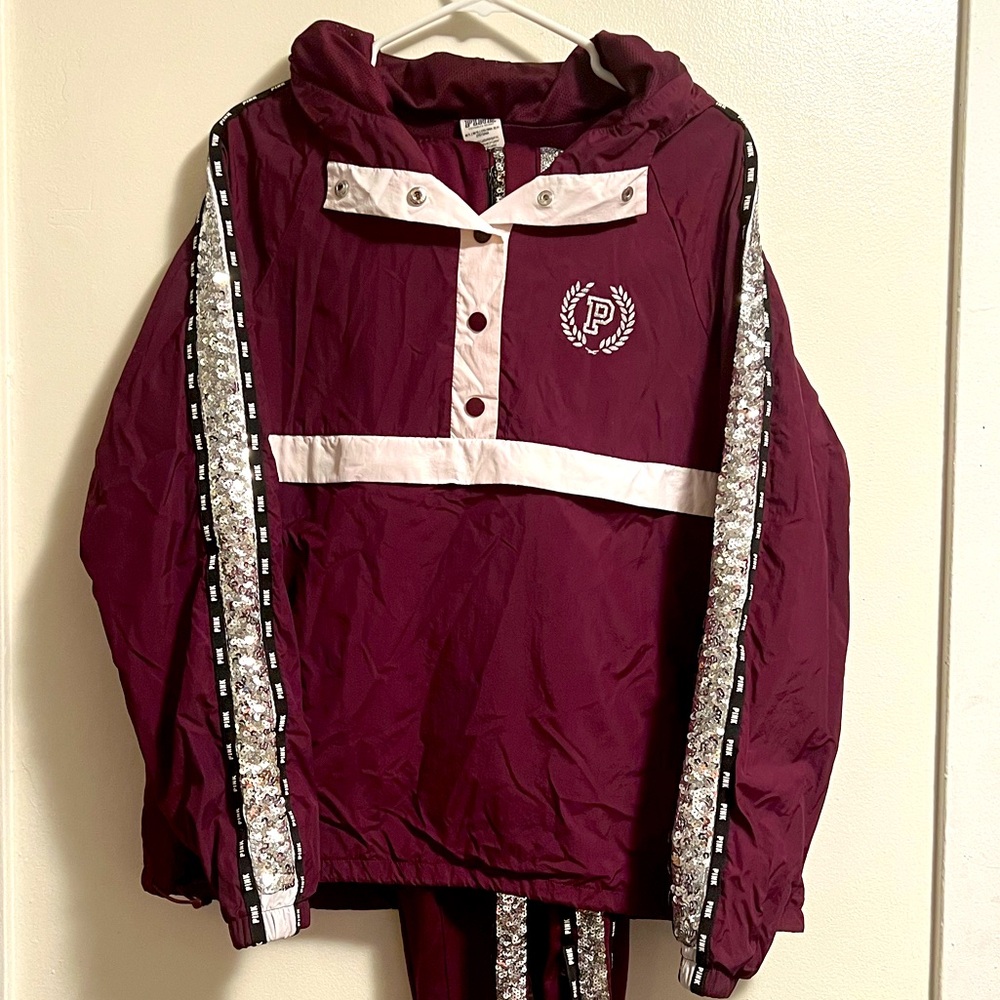 PINK sequin windbreaker